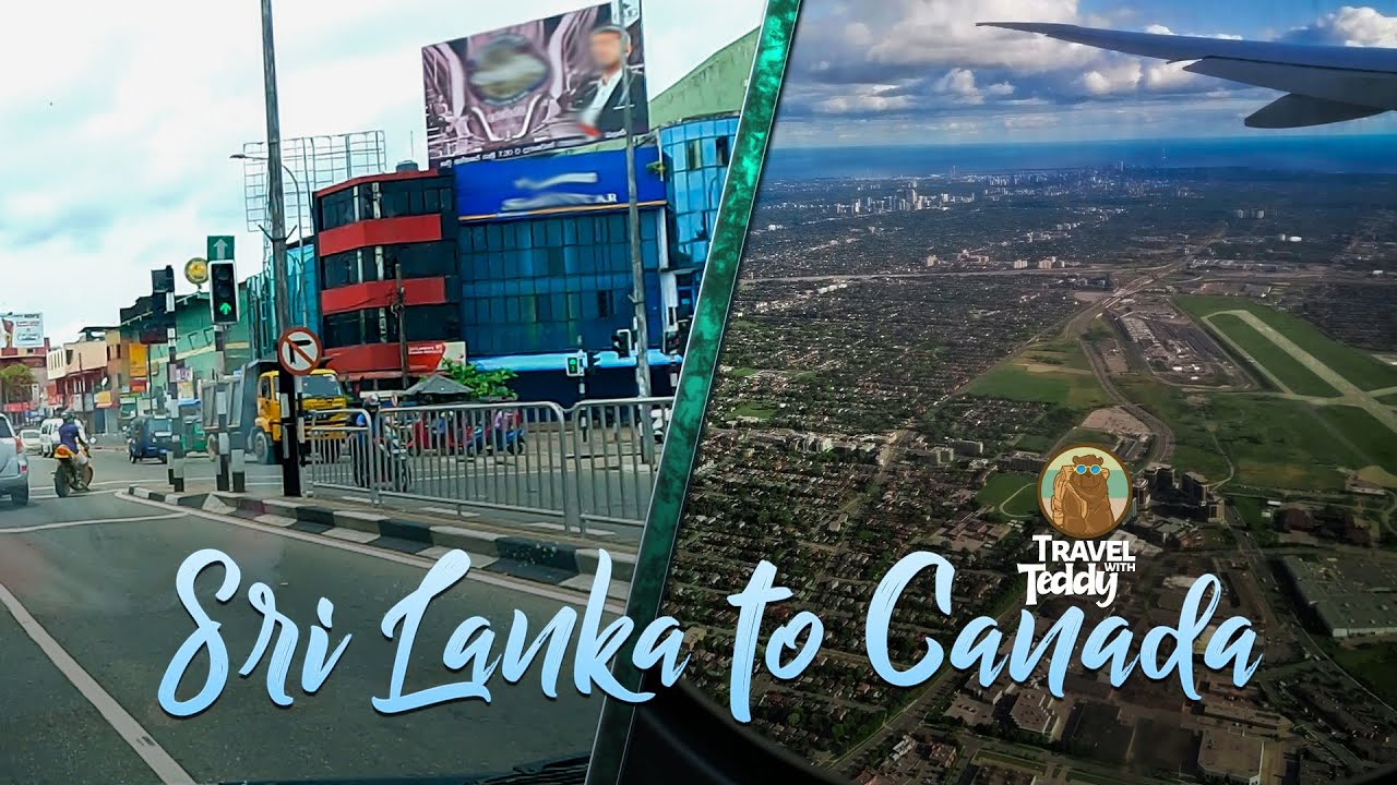 Sri Lanka to Canada | First Travel Experience | Sri Lankan 🇱🇰 in 🇨🇦