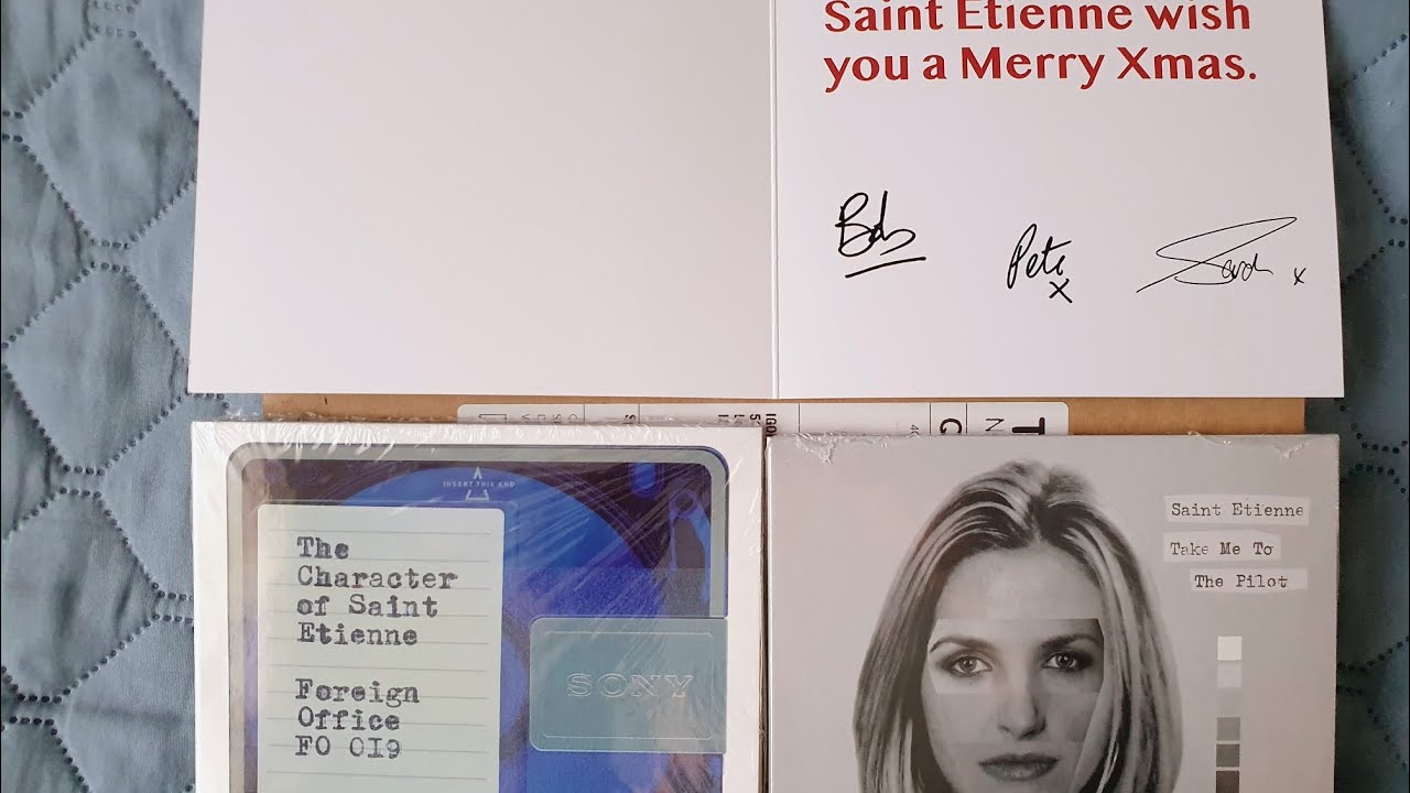 Saint Etienne - Take Me to the Pilot & The Character of, CDs unwrapping