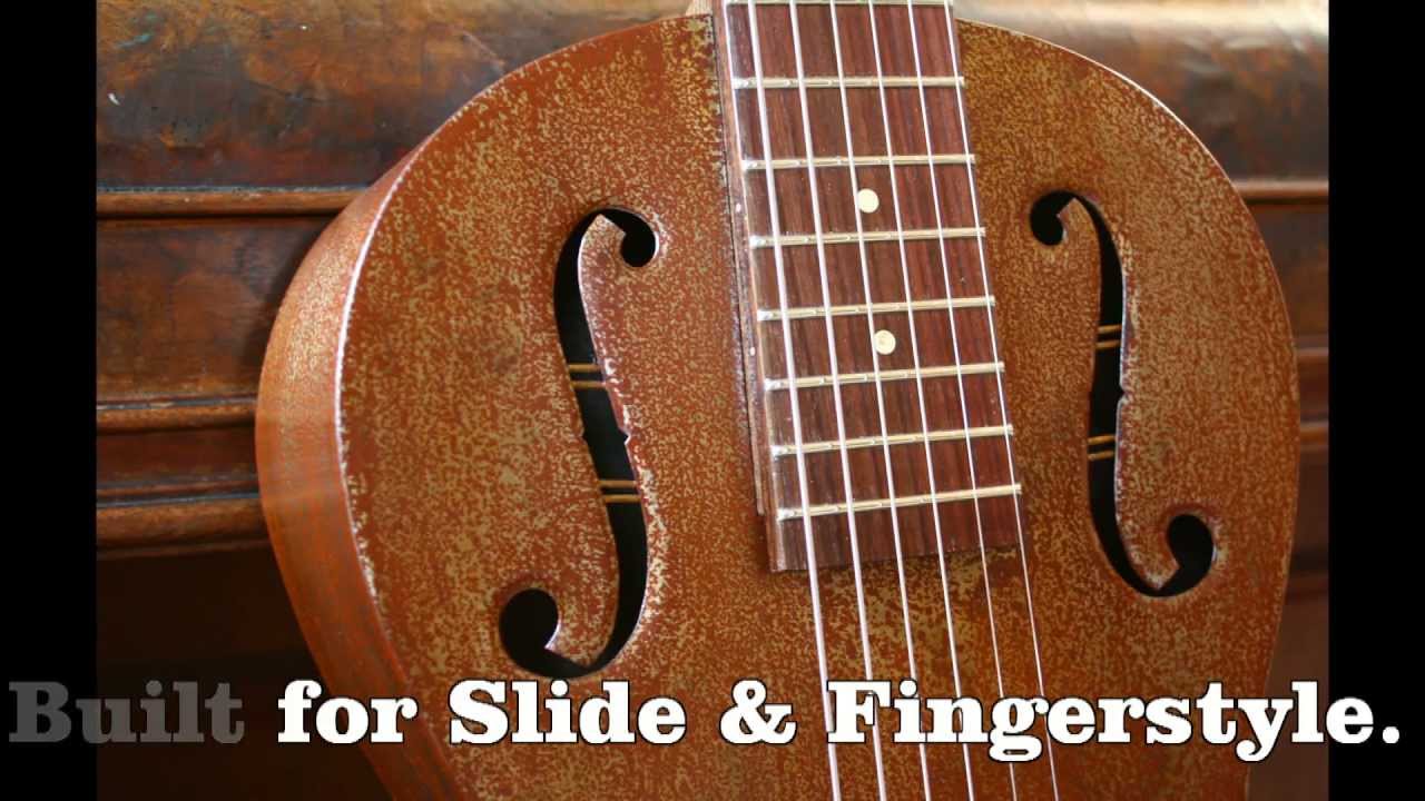 Steel Body Parlor Resonator Guitar - Mattsen Guitars