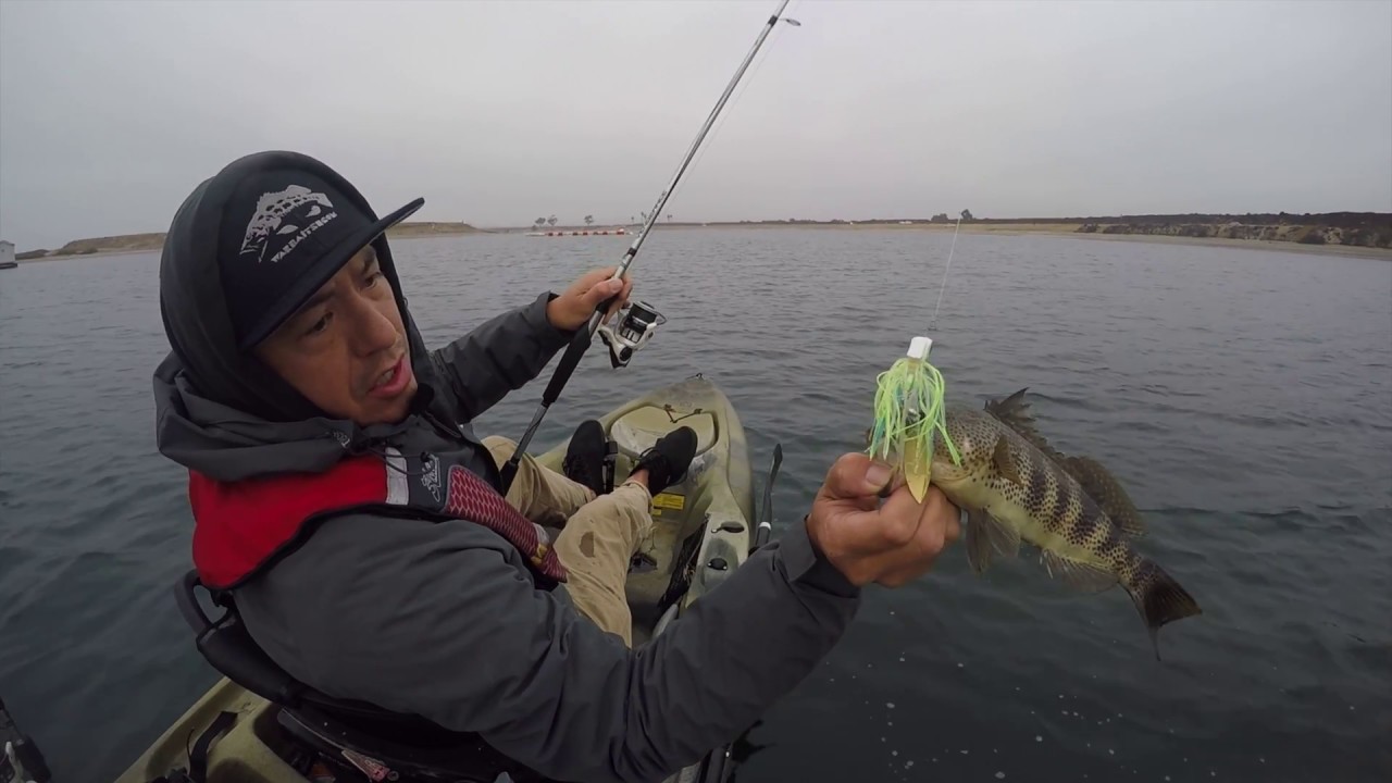 2018 HOBIE OUTBACK | Spotted Bay Bass | Mission Bay Fishing