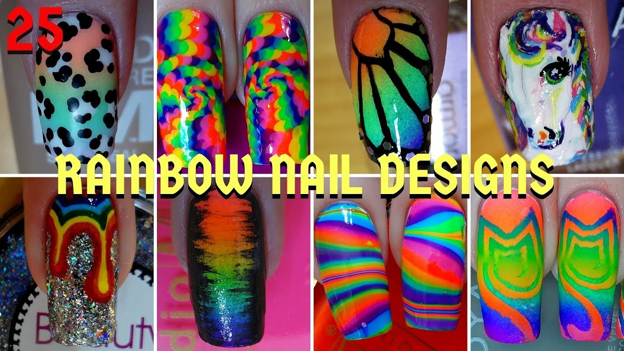 25 Best Rainbow Nail Art Designs | Nail Art Compilation #9