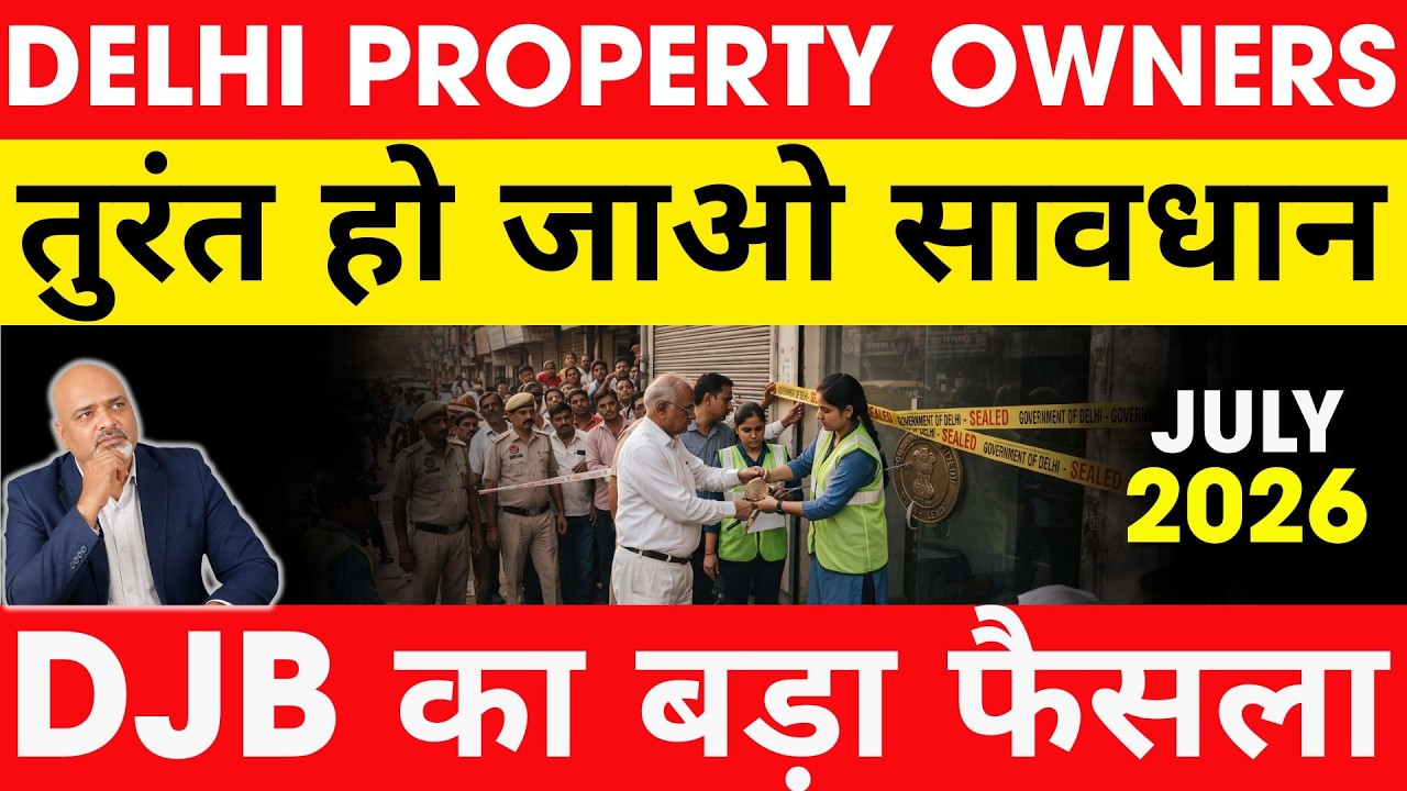 Delhi Property Owners Beware! The New DJB Rule Will Change the Property Game | Property Mishra Show