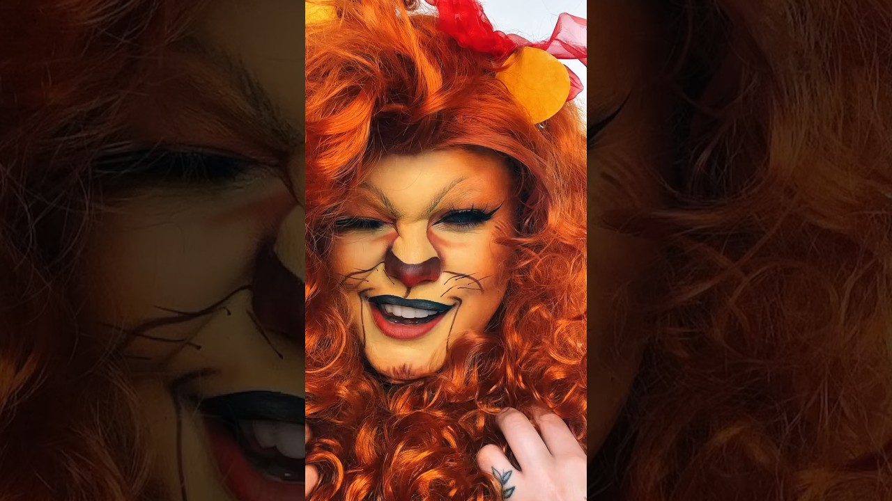 The Cowardly Lion Makeup