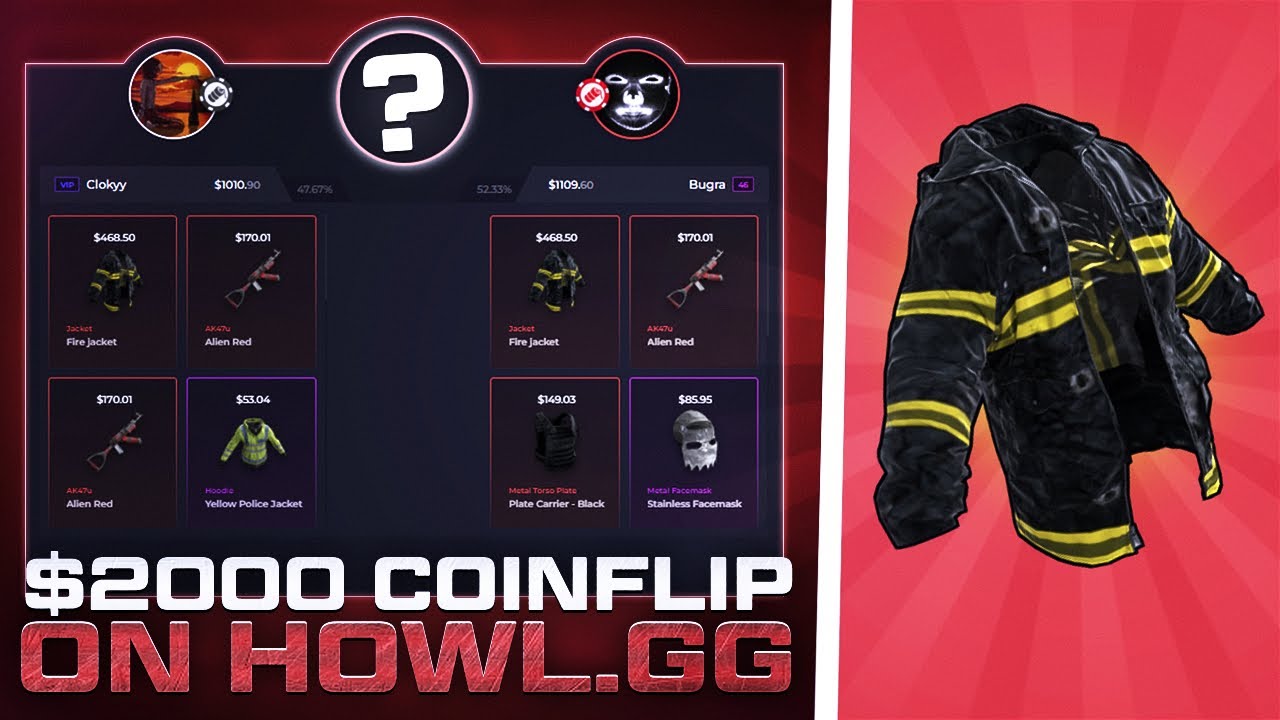$2000 CoinFlip on HOWL.GG he joined with BIG GRIN