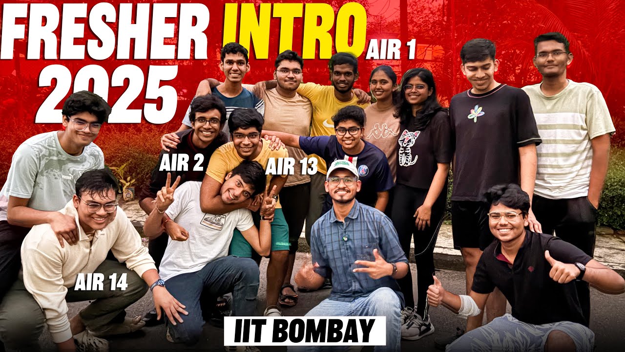 Freshers Introduction 2025 IIT Bombay🔥