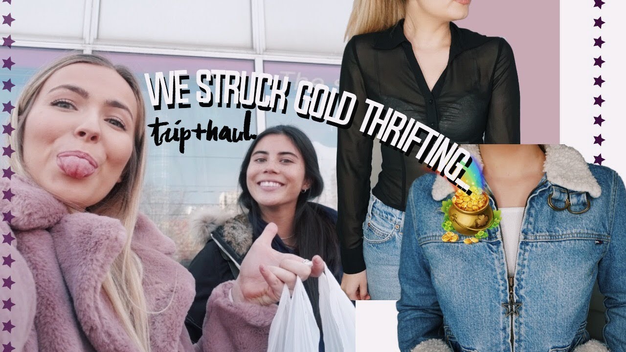 Come thrifting with us + unexpected thrift haul... 🔥☆