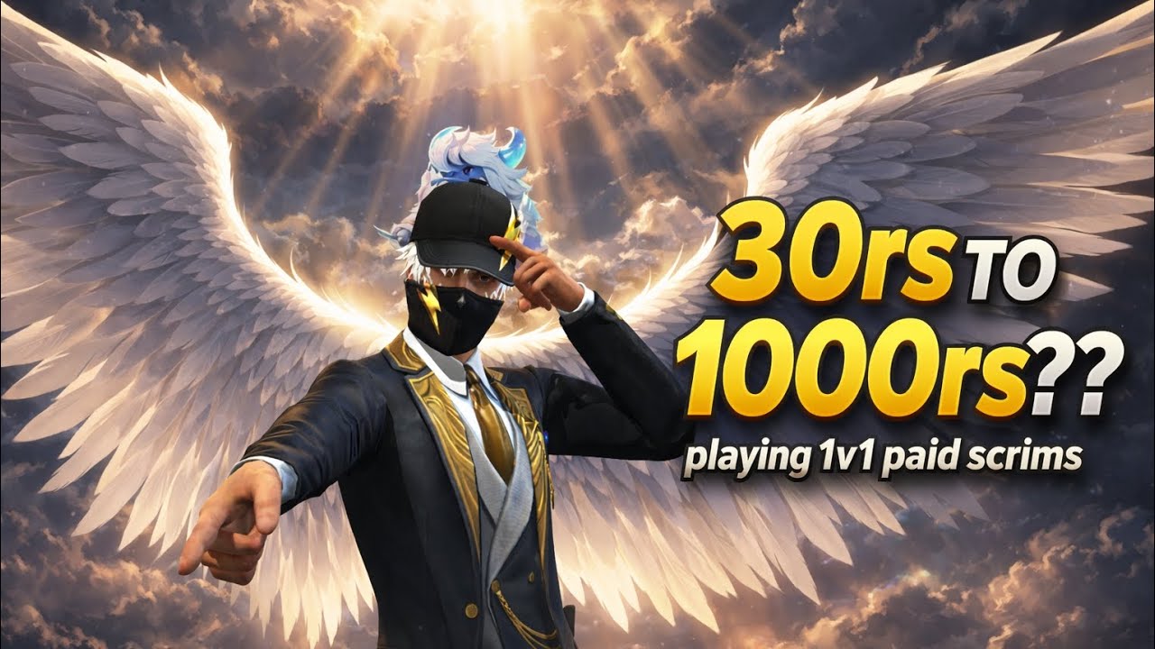 First time playing paid scrims 😨🤯|| 1v1 custom paid scrim 📌