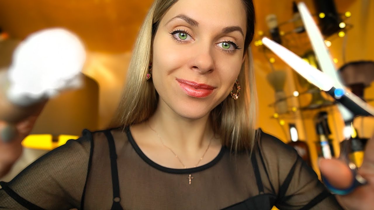 ASMR 3h Sleep Inducing Barbershop Haircut and RAIN sounds, Personal Attention for SLEEP