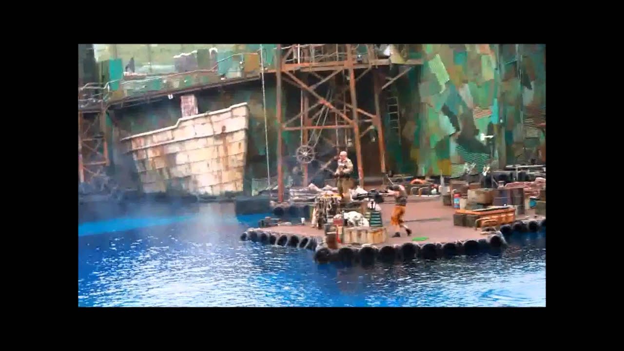 WaterWorld 'Live' Water Show at Universal Studios Singapore