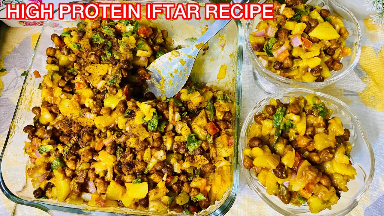 Ramzan Special High Protein Black Chana Chaat | Healthy &Quick Protein Boost Recipe 💪🥗