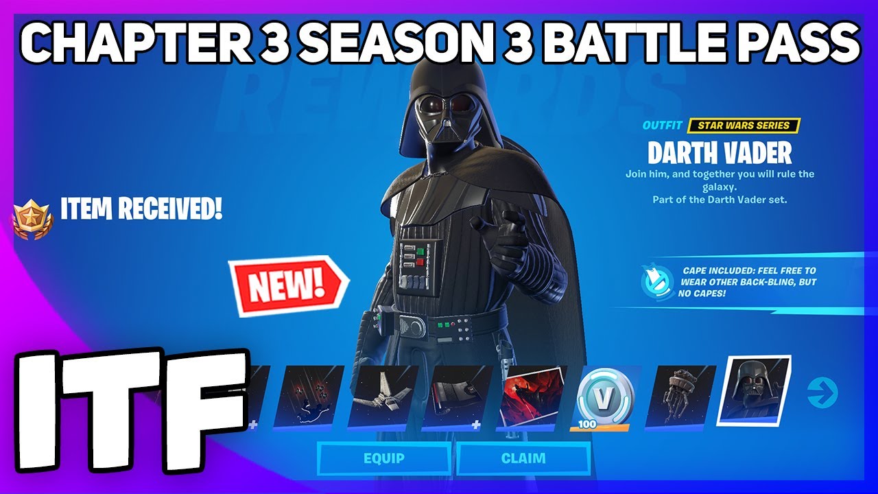 Fortnite Chapter 3 Season 3 BATTLE PASS REACTION! ALL TIERS PURCHASED! (Fortnite Battle Royale)