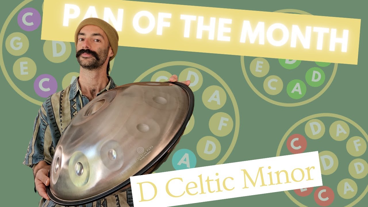 Handpan Tutorial | PAN OF THE MONTH #1: D Celtic (Amara) | Learn Scale & Chords