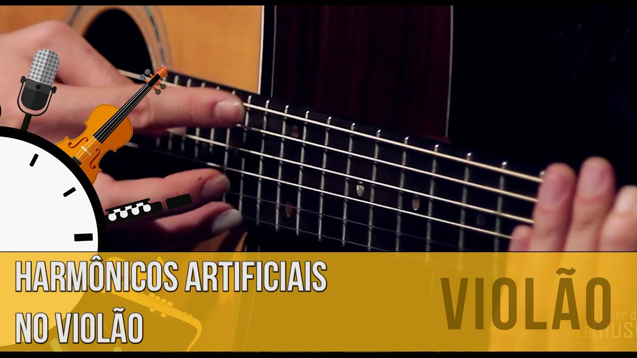 Harmônicos artificiais no violão - Dica do Minuto #103