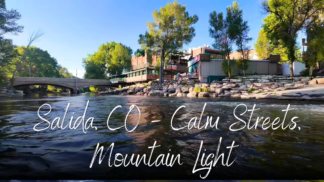 Walk The World: Salida, CO (ASMR, Quiet Morning Walk)