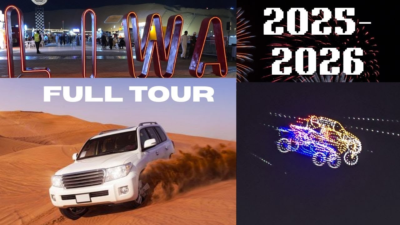 LIWA International Festival, Abu Dhabi |2026 | Motorsport| Full tour #vlog #viral #fireworks #2026