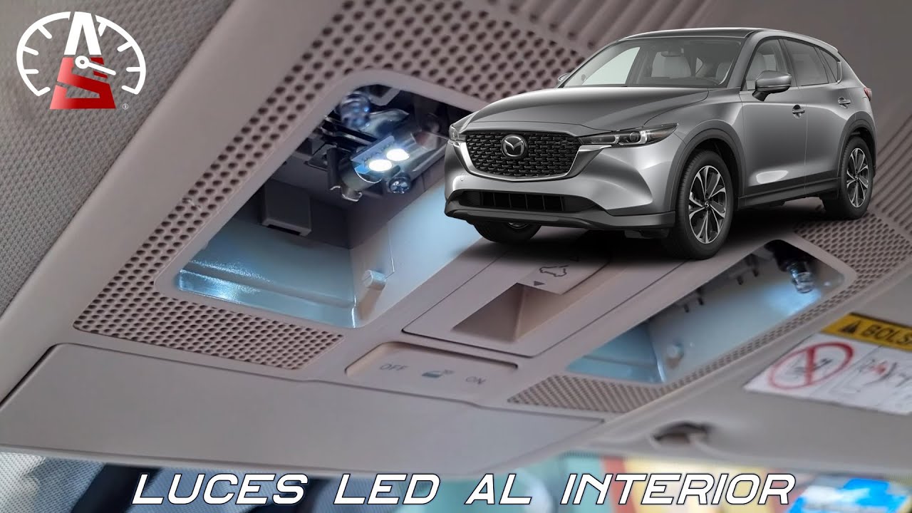 Mazda CX-5 cambio luces interiores a LED