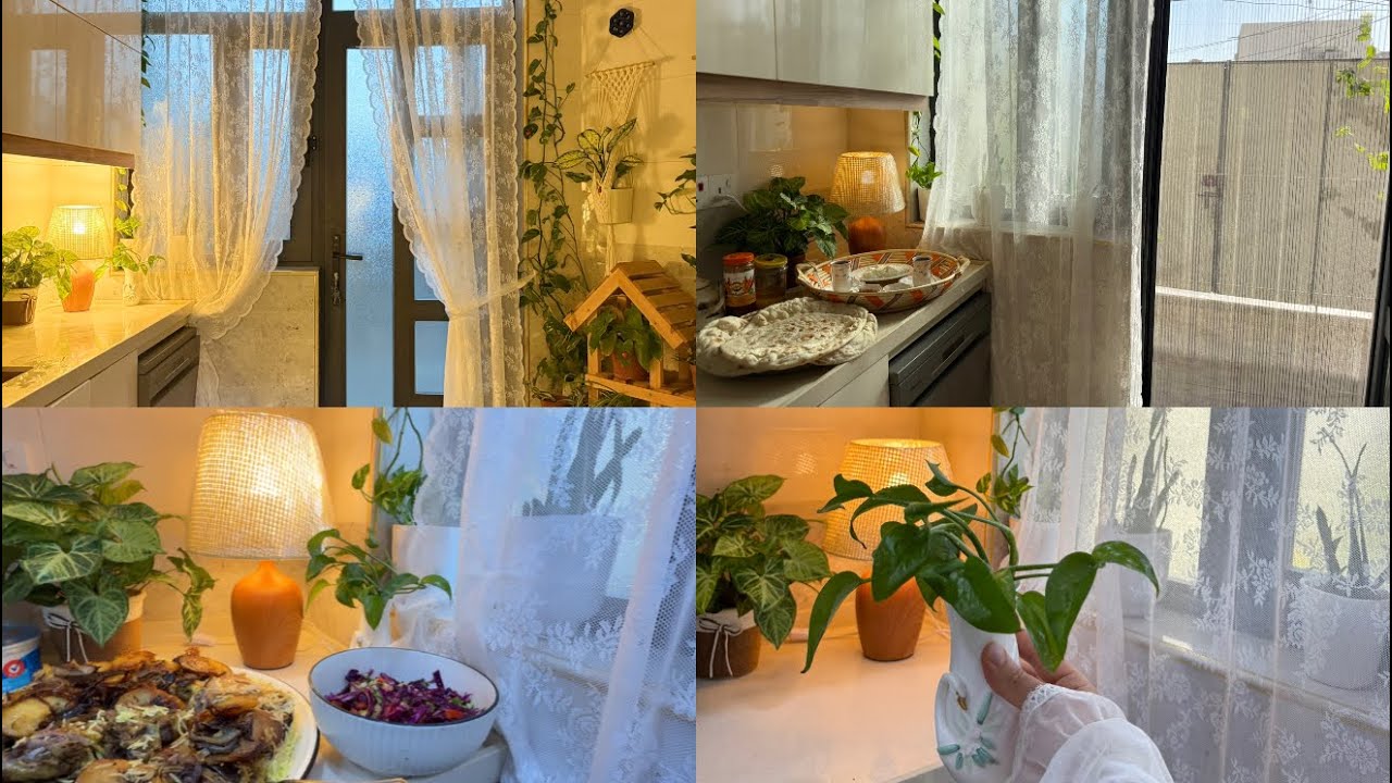 بيتي الدافئ 🏠 تنظيف /مقلوبة عراقية🥩/كيكيه ديسباسيتو🍫🥮