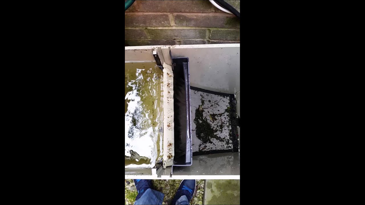 Koi Pond  roto concept filter and ultra sieve.