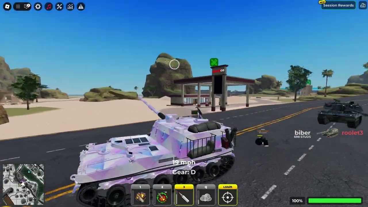 Destroying War Tycoon server with the new K9 Thunder SPG