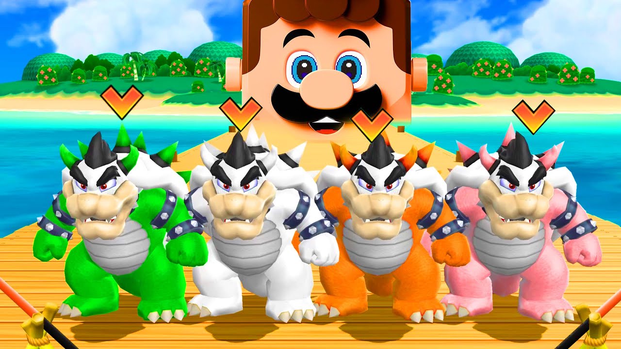 Mario Party 9 Step It Up - All Mod Bowser (Master Difficulty) #MarioGame