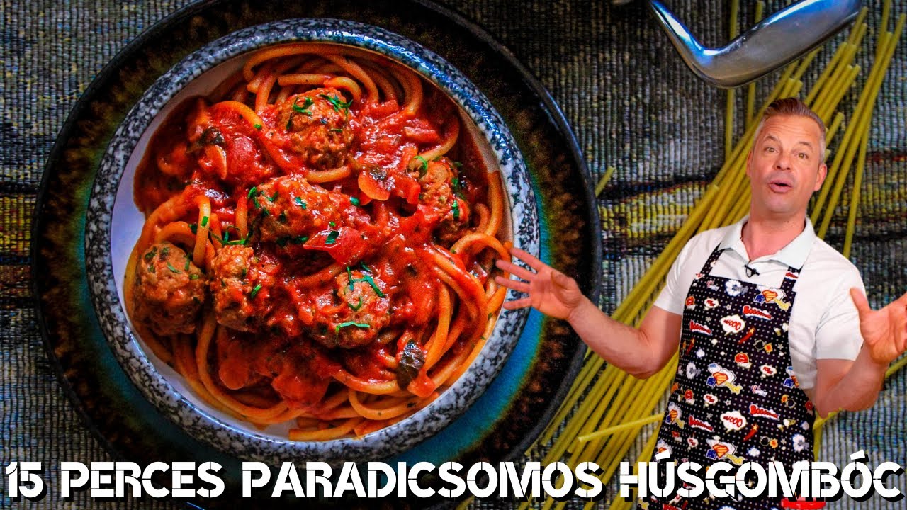 15 PERCES PARADICSOMOS HÚSGOMBÓC🍝