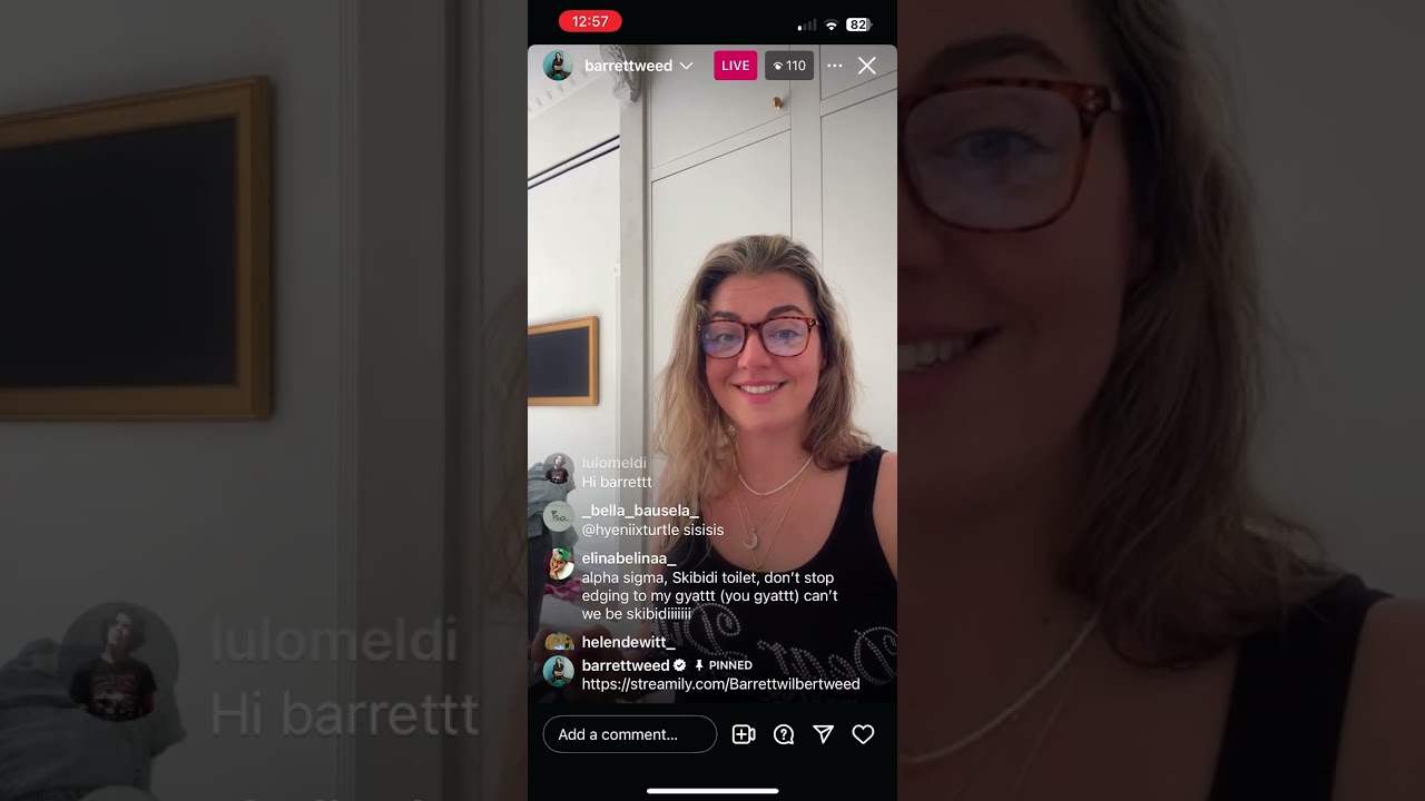 Barrett Wilbert Weed instagram live 3/14/25 streamily signing for Helluva Boss and Heathers (part 3)