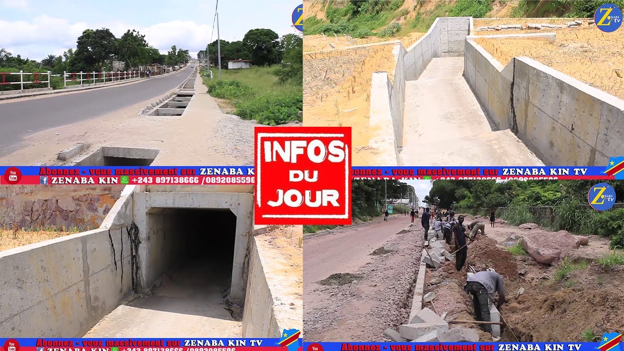 TRAVAUX mont - ngafula ZAMBA TELECOM incroyable Réussite KITOKO MAKASI