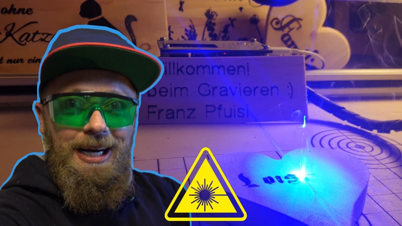 Laser Gravieren: Automatische Brandmalerei auf Holz, Plastik und mehr...