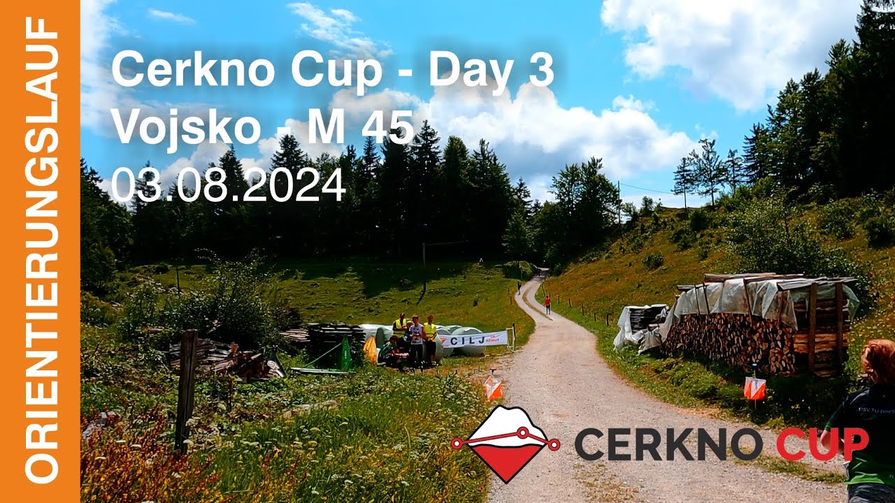 Cerkno Cup 2024| Day 3 Vojsko | M 45 | Headcam orienteering