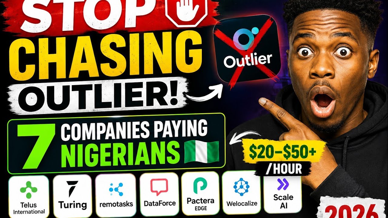 STOP CHASING OUTLIER! 7 Companies Paying Nigerians $20&ndash;$50+/Hour in 2026