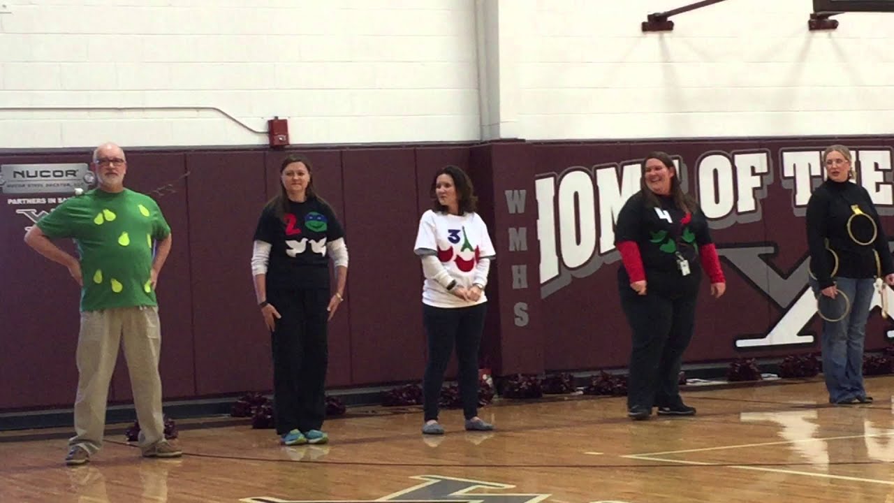 12 Days of Christmas...WMMS teacher style