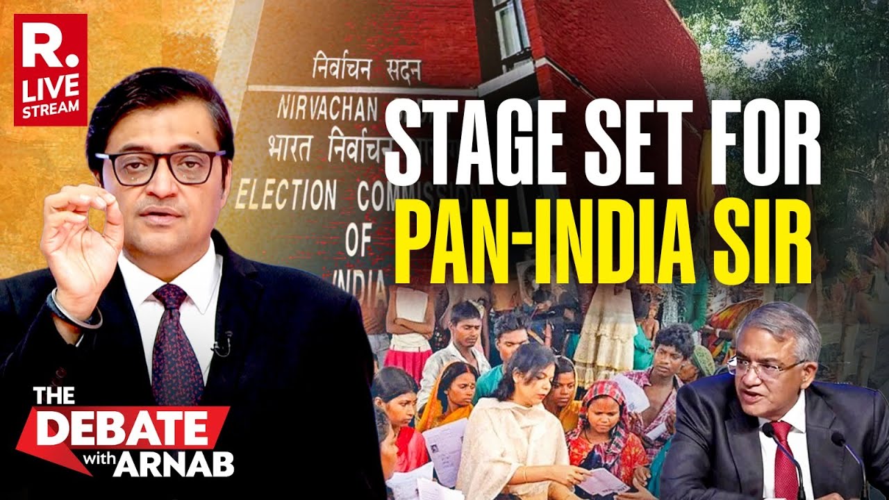 The Debate With Arnab LIVE: Why Is Opposition Worried Of Nationwide S.I.R?