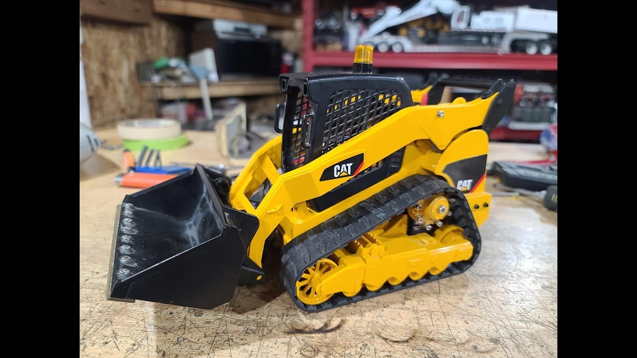 1/16 Bruder Delta CAT RC Conversion Progress