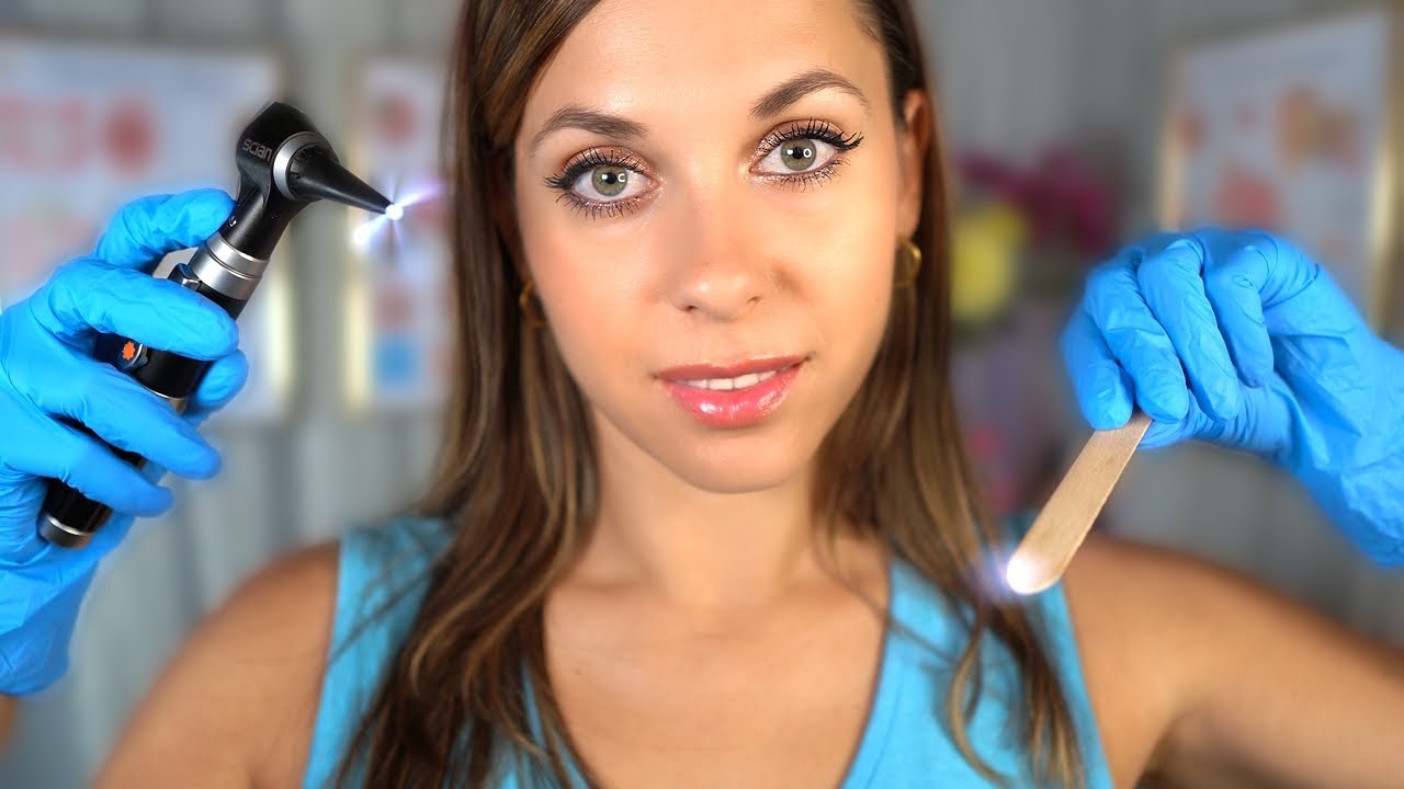 ASMR 💤 Most Relaxing ENT Exam, Otoscope, Ear Cleaning, Medical RP Personal Attention