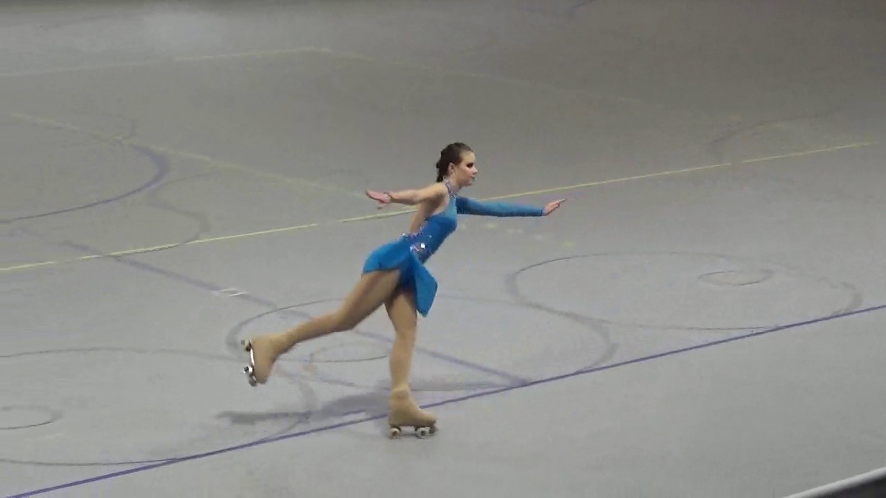 Andressa Pisni - Campeonato Brasileiro de Patinação Artística 2017.