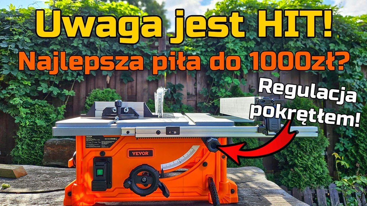 Pilarka Stołowa Vevor - Najlepsza pilaraka do 1000zl?? TEST 
