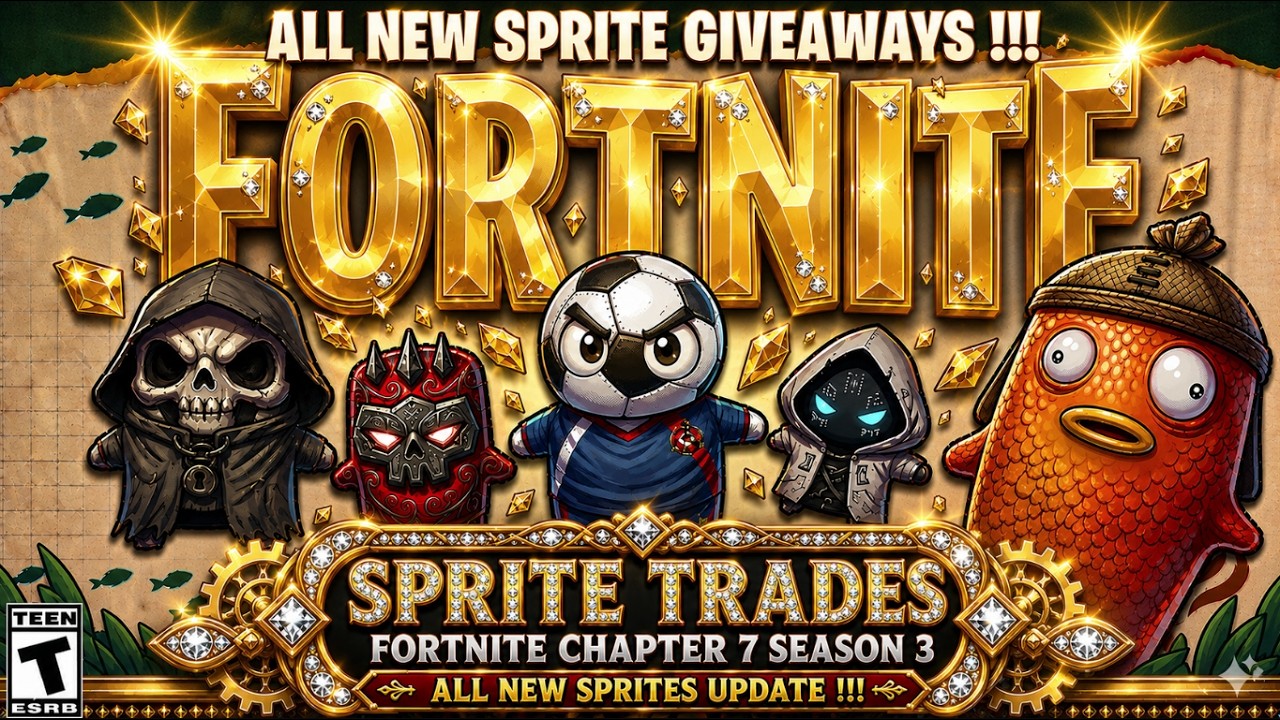 ALL NEW SPRITE GIVEAWAYS FORTNITE TRADE AURA, BOSS, STRIKER, GRIM, AIR, FISHY, SEVEN, HOLOFOIL FIND