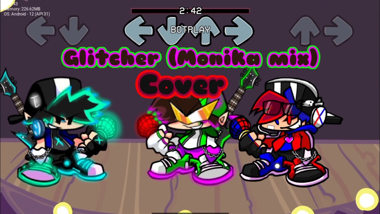 The brightest (Glitcher (Monika mix) but @NeoJayden_Official,Greenday Bf and Blackout Bf sing it)