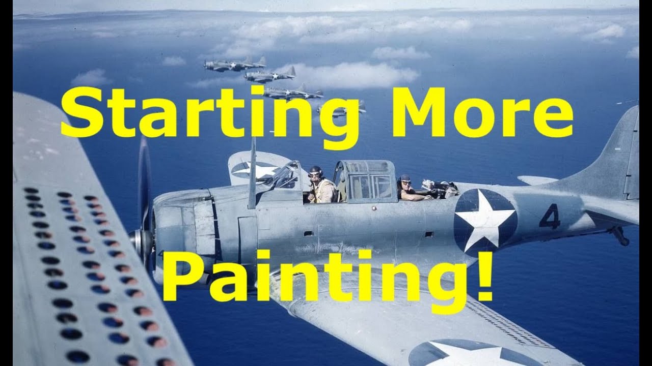 Monogram Douglas Dauntless. Часть 4: Начинаем рисовать