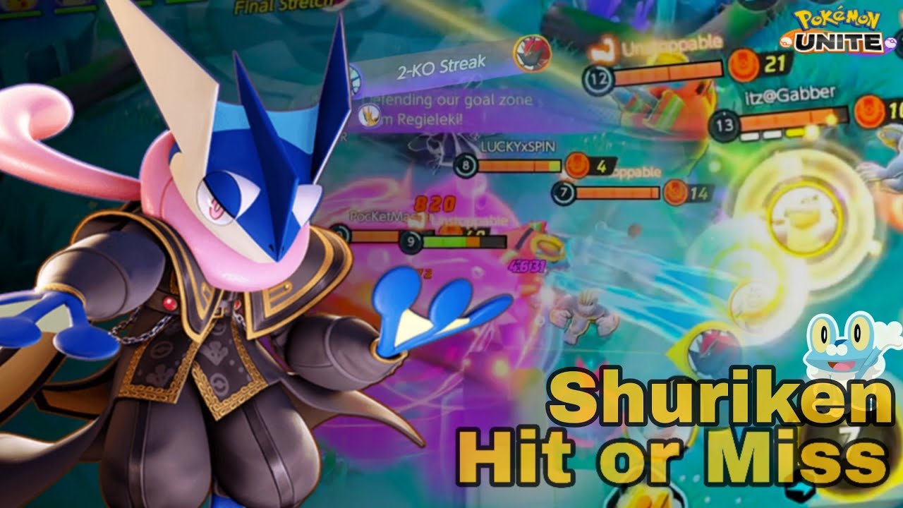 Not a Greninja Main | Suriken Gameplay  |  PokemonUnite