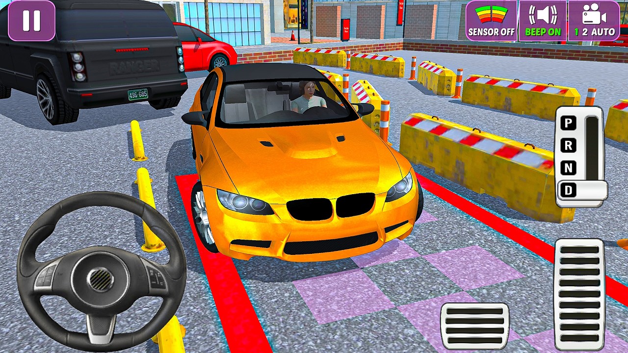 Realistic Car Parking-school 3D: Ultimate Driving & City Parking Test - car android gameplay