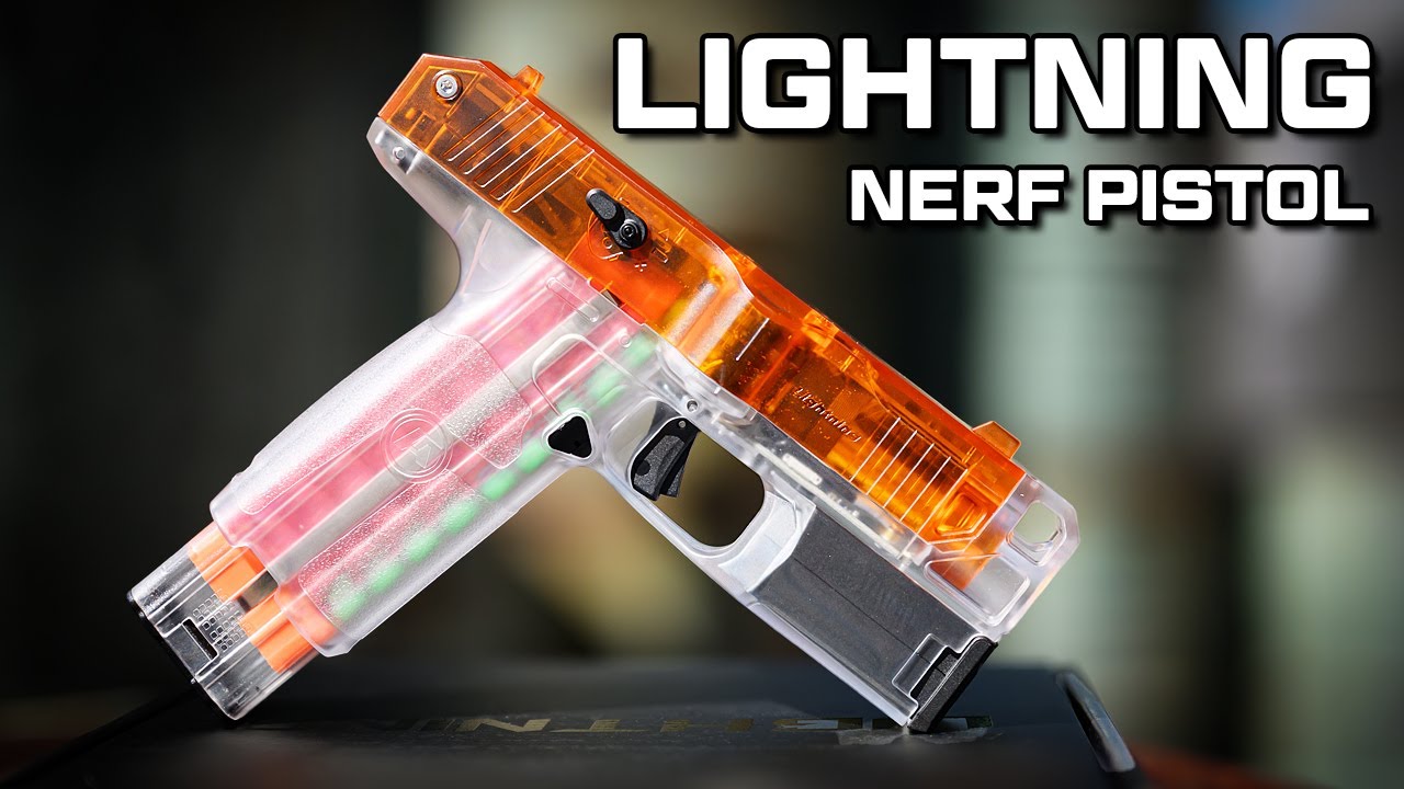 Lightning – A Brushless Flywheel SMART Nerf Pistol!
