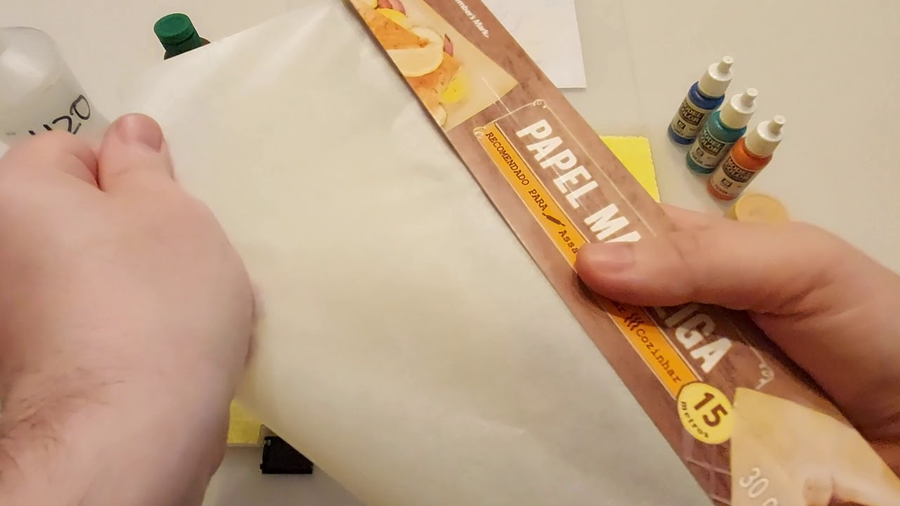 WET PALETTE • como fazer uma paleta molhada para tintas acrílicas base d'água • modelismo