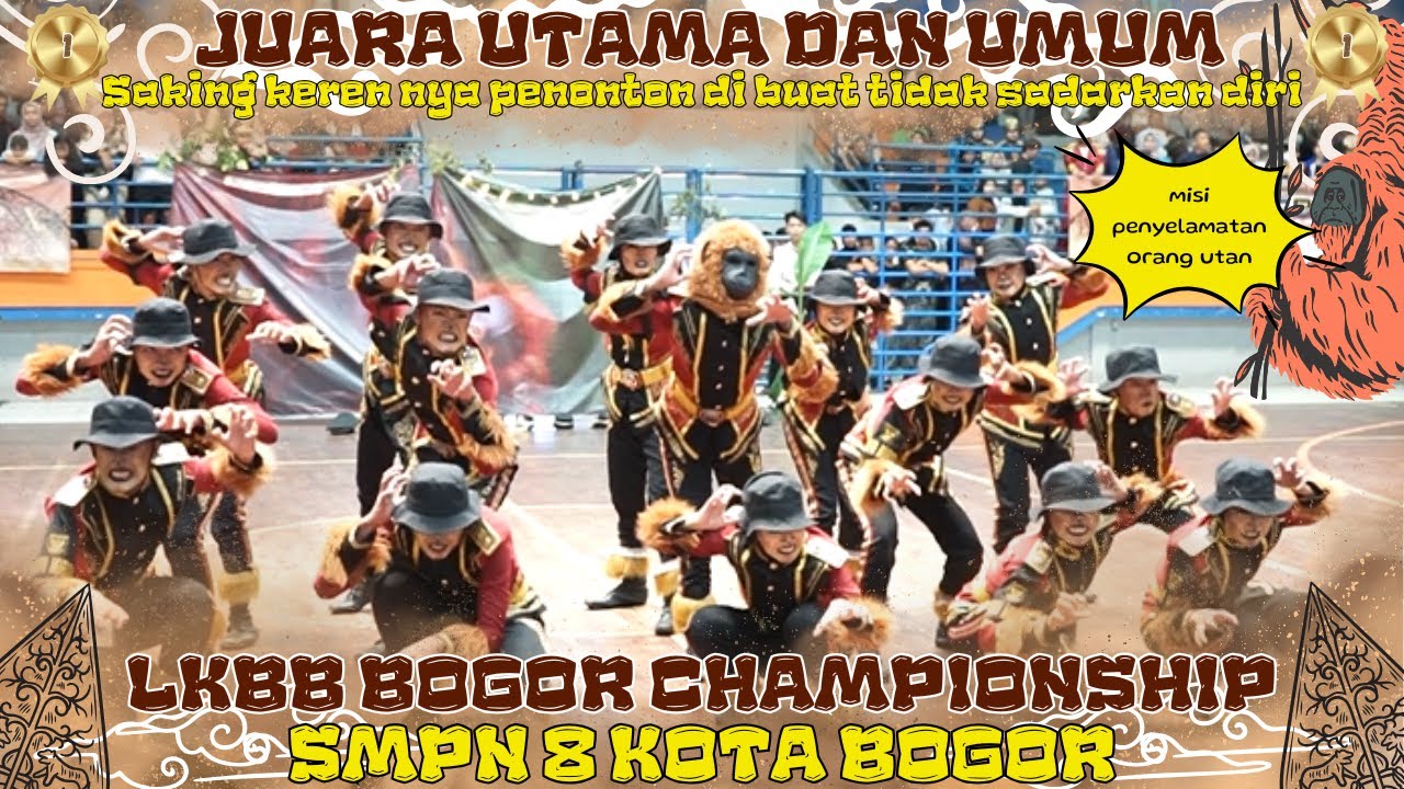 PENONTON TERUS MENJERIT..!!! JUARA UTAMA DAN JUARA UMUM - SMPN 8 KOTA BOGOR  - BOGOR CHAMPIONSHIP