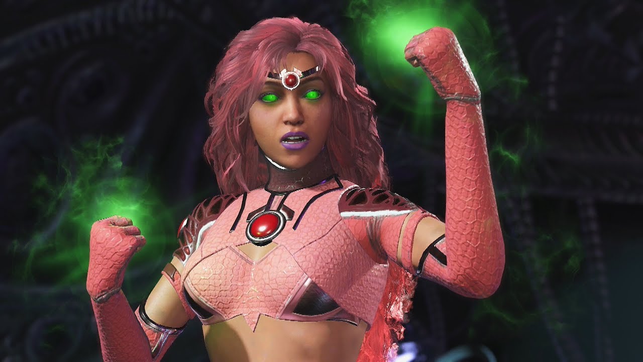 INJUSTICE 2 DLC - ESTELAR dos Jovens Titãs CHEGOU! + Final da História dela (Gameplay em Português)