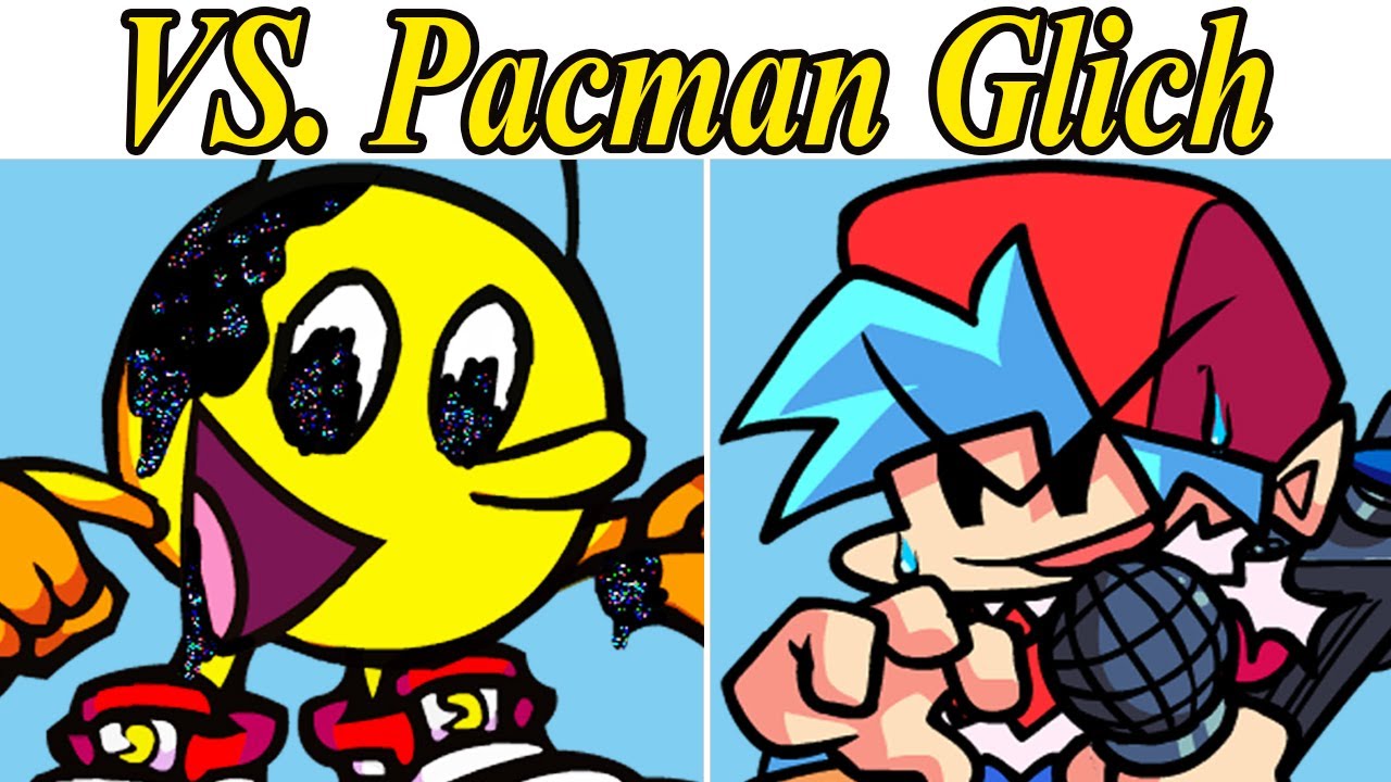Friday Night Funkin' VS Pacman Glich - (FNF Glich Mod)