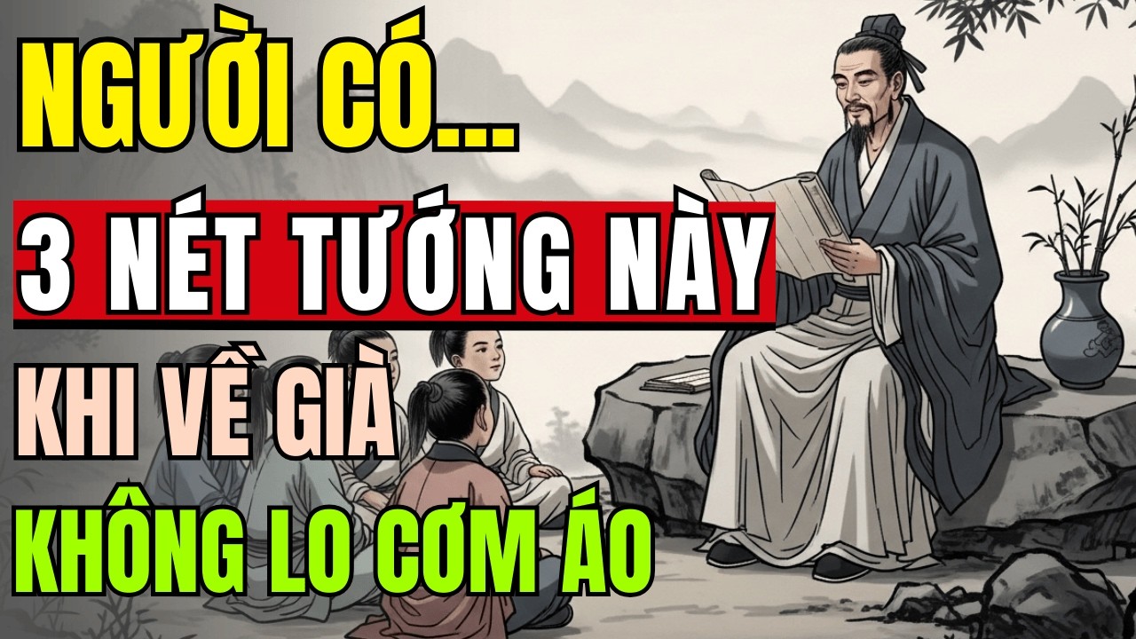 Cổ Nhân Dạy: Người Có 3 Nét Tướng Này – Về Già Không Lo Cơm Áo | Triết Lý Cuộc Sống
