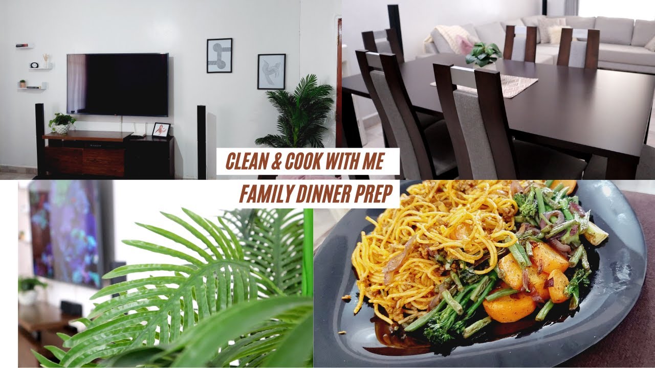 COOK & CLEAN WITH ME: Couch & Dining Set Thorough Cleaning, Sumptuous Dinner for my Family