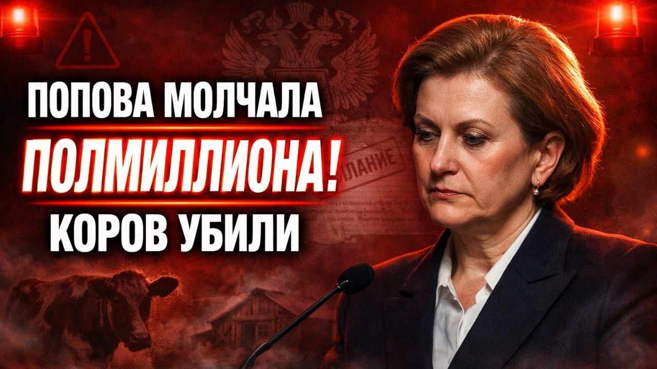 ПОПОВА МОЛЧАЛА! ПОКА ПОЛМИЛЛИОНА КОРОВ УНИЧТОЖАЛИ ПО ВСЕЙ СТРАНЕ