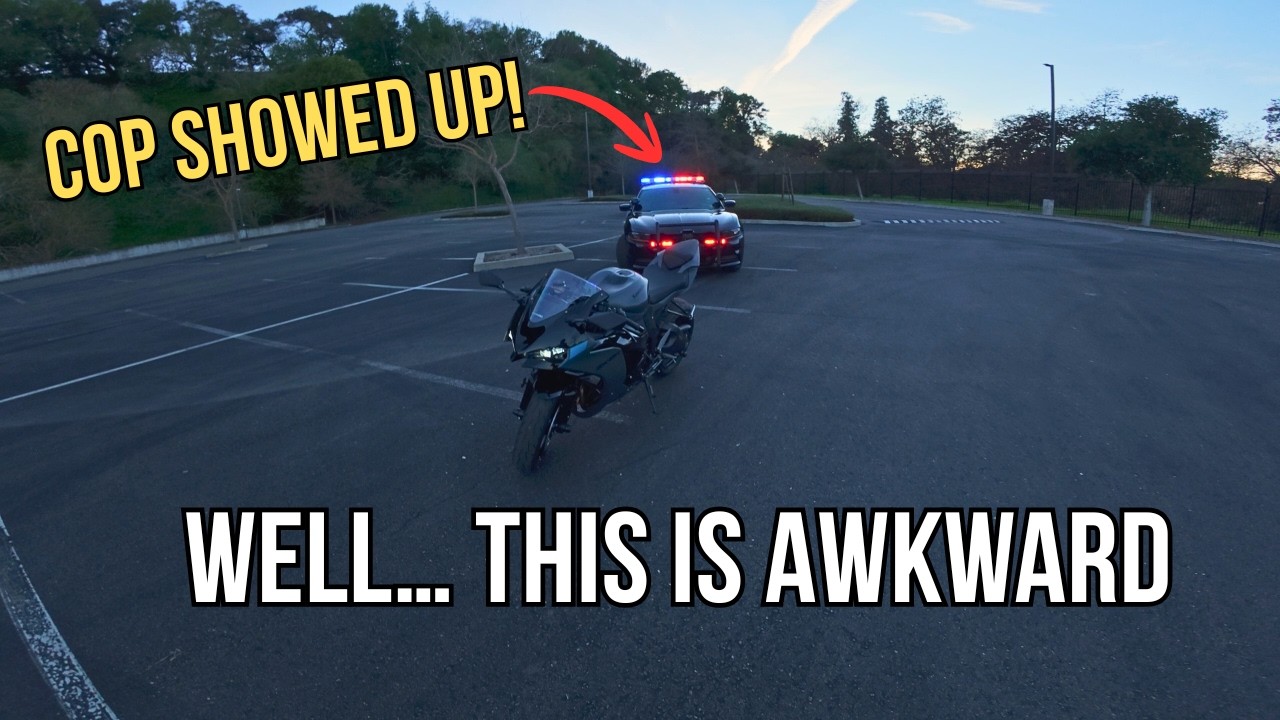 Cop Showed Up While I Was Practicing… | 2025 ZX-6R POV